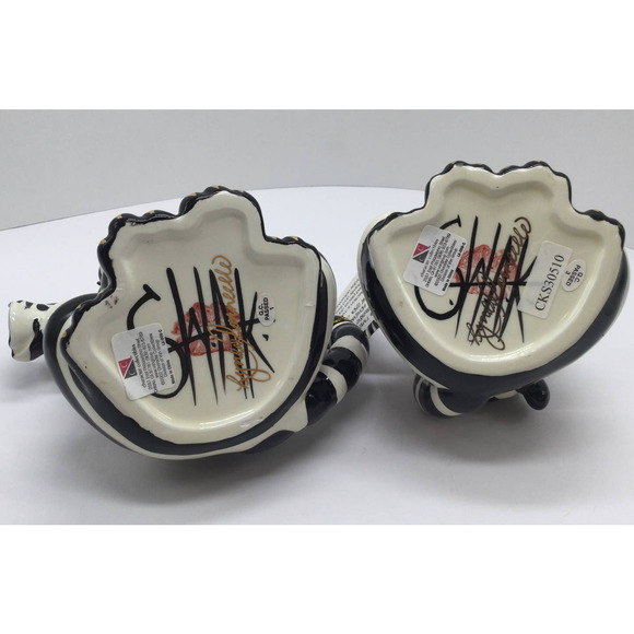 Lynda Corneille Character Collectibles Cat Clancey Wonky Cream and Sugar - Picture 4 of 7